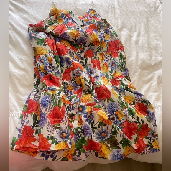 CARA CARA Nathali Skirt in egret blossoms - NWT - size small - Picture 4 of 6